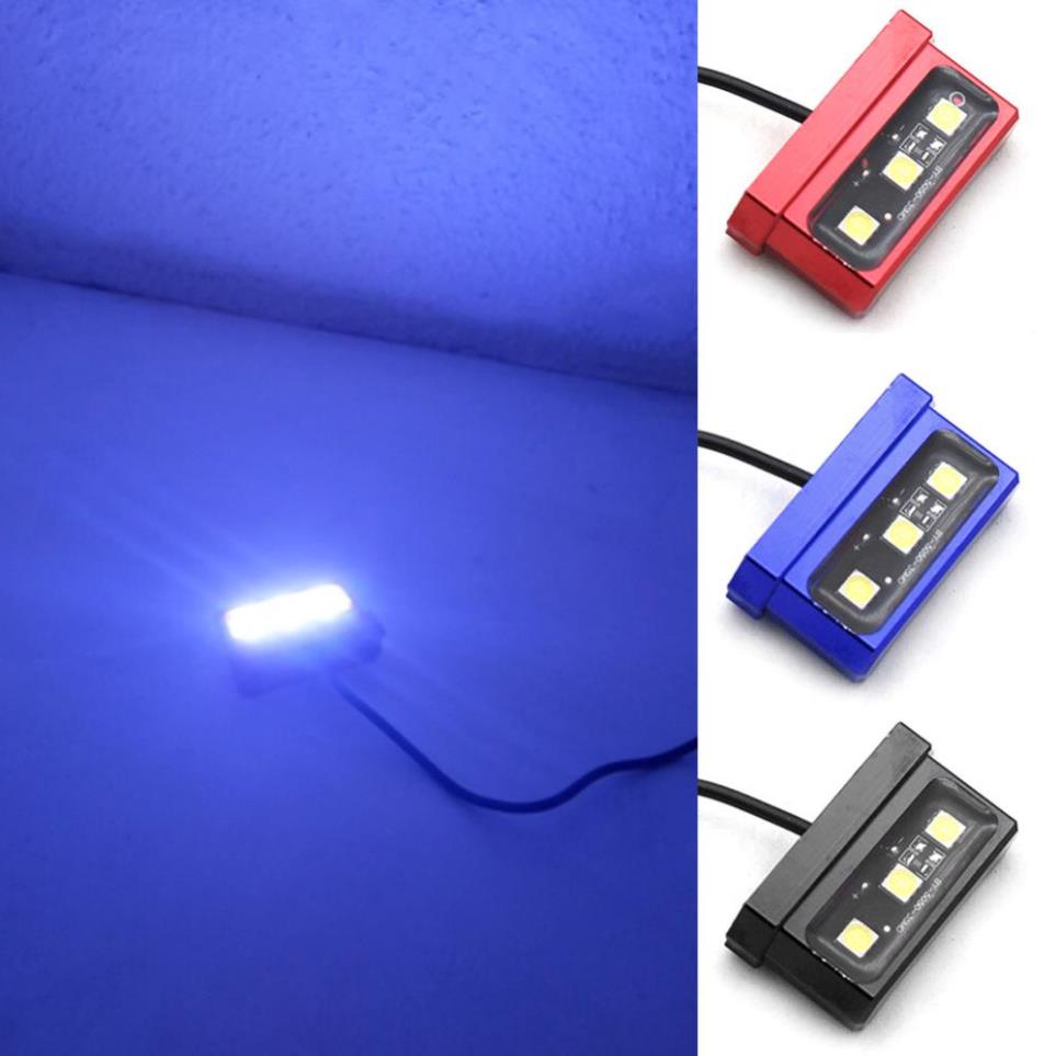 Đèn Biển Số Xe 3 Bóng Led 12V - Pat biển số cnc gập ra vào