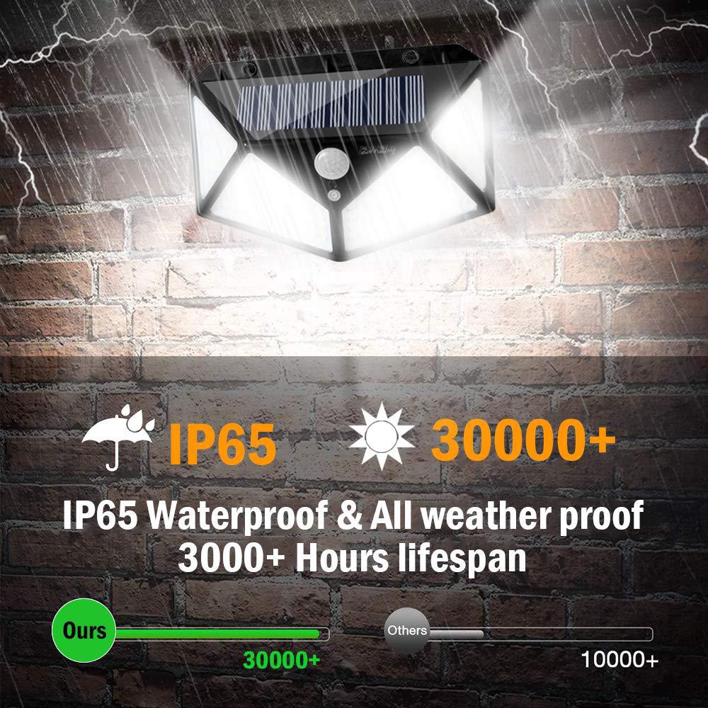 Đèn năng lượng mặt trời cảm ứng chuyển động 100 LED 20 LED siêu sáng-LOẠI TỐT