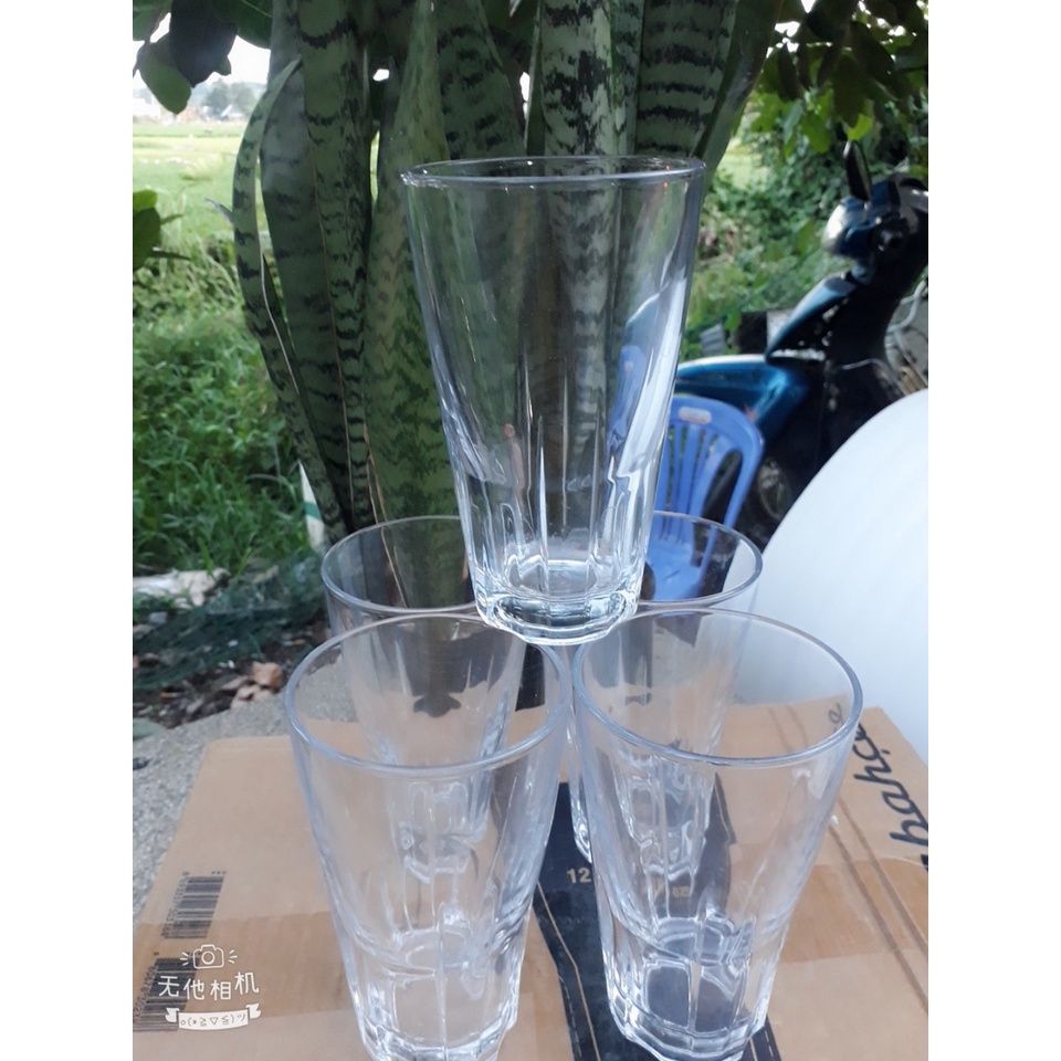Bộ 6 ly thủy tinh TRONG SUỐT