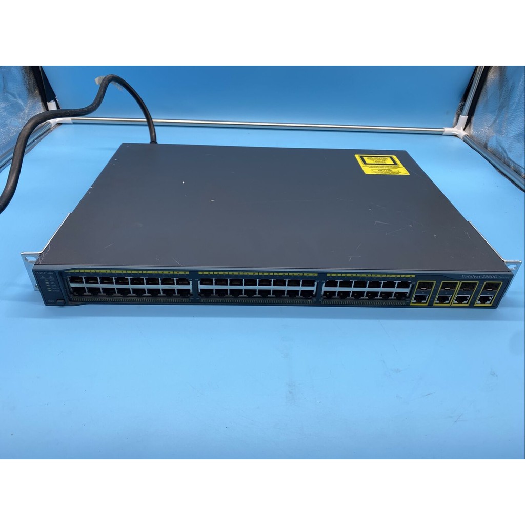 Thiết bị chuyển mạch Switch Cisco Catalyst 2960 Series WS-C2960G-48TC-L - Hàng Nhập Khẩu
