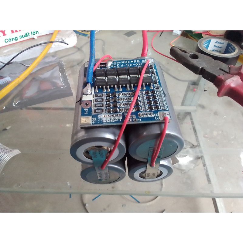 ẮC QUY PIN LIFEPO4 12.8-6.2AH MAX 60A KHỞI ĐỘNG XE MÁY