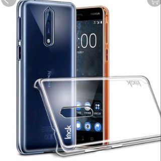 Ốp lưng trong suốt imak phủ nano cho nokia 8
