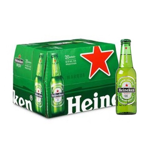 Thùng 20 chai Bia Heineken Pháp Chai 250ml