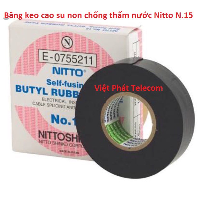 Băng keo cao su non chống thấm nước Nitto N.15