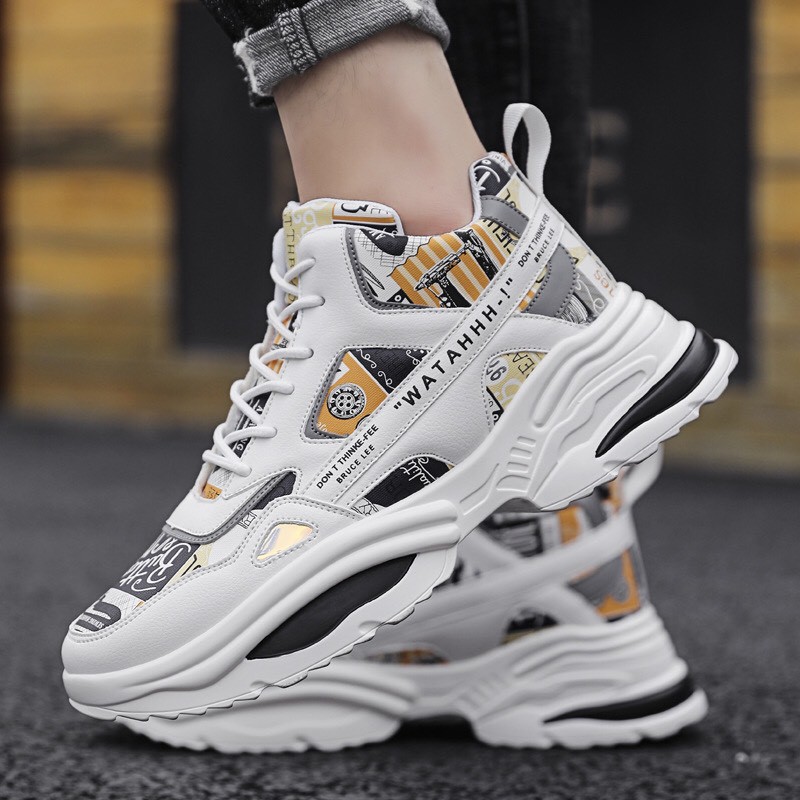 [Mã FAGREEN245 giảm tới 30K đơn 99K] Giày thể thao nam WataHHH Phối màu siêu đẹp , Giày nam đế cao 4,5cm mẫu mới 2021 | BigBuy360 - bigbuy360.vn