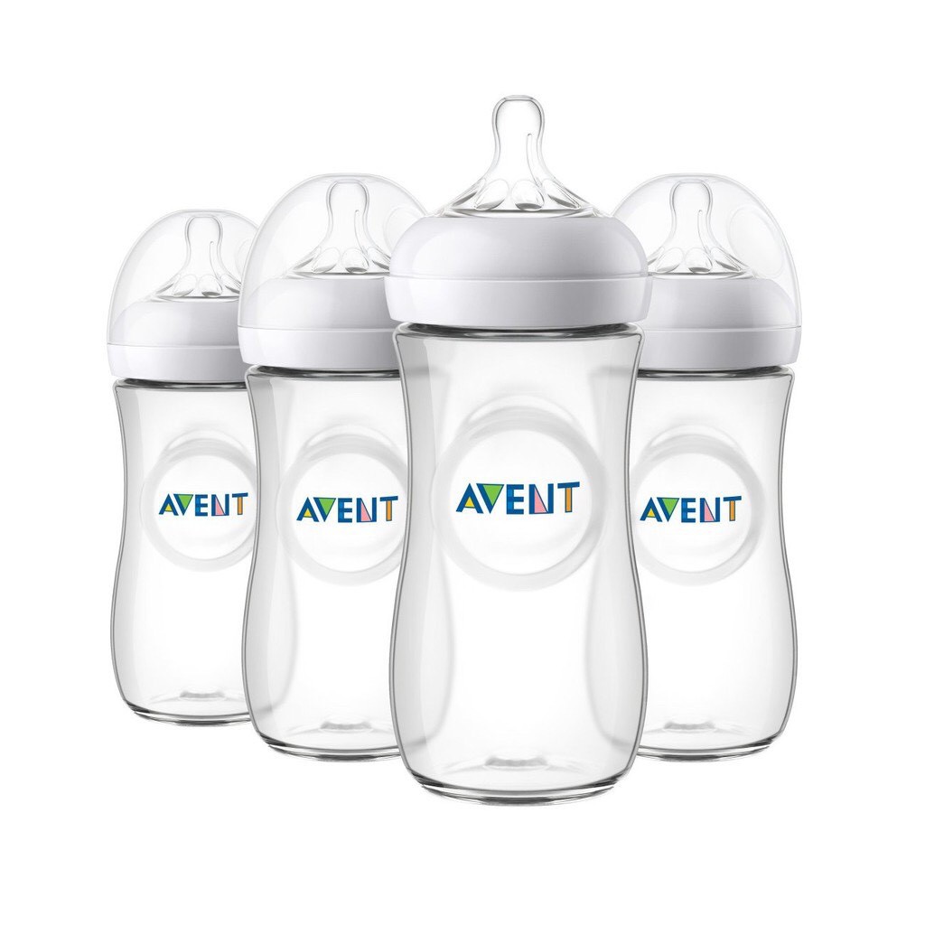 [Sx tại Anh]Bình sữa chống đầy hơi Avent Natural 260ml & 125ml 330ml