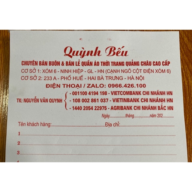 Quỳnh Bếu Store ( Ninh Hiệp )