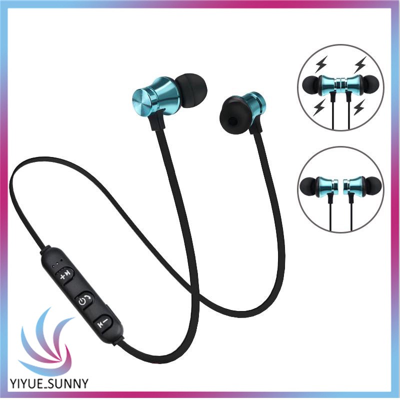 Tai Nghe Bluetooth Thể Thao Có Nam Châm Hít Cho Iphone/Android