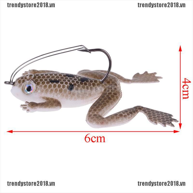 Mồi Câu Cá Giả Hình Con Ếch Độc Đáo
