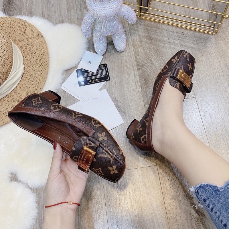 Giày Lv búp bê nữ fullbox