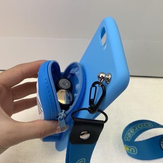 Ốp Điện Thoại Hình Búp Bê 4d + Dây Đeo Cho Vivo Y1s Y12s Y21 Y22 Y25 Y55 Y55s Y55l Y71 Y81