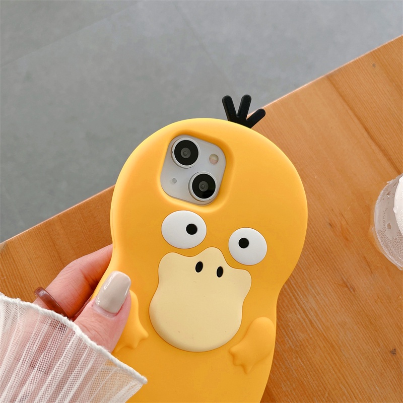 Ốp Điện Thoại Silicon Hình Vịt Cho iPhone 7 / 8 XS Max 11ProMax 12ProMax 13ProMax