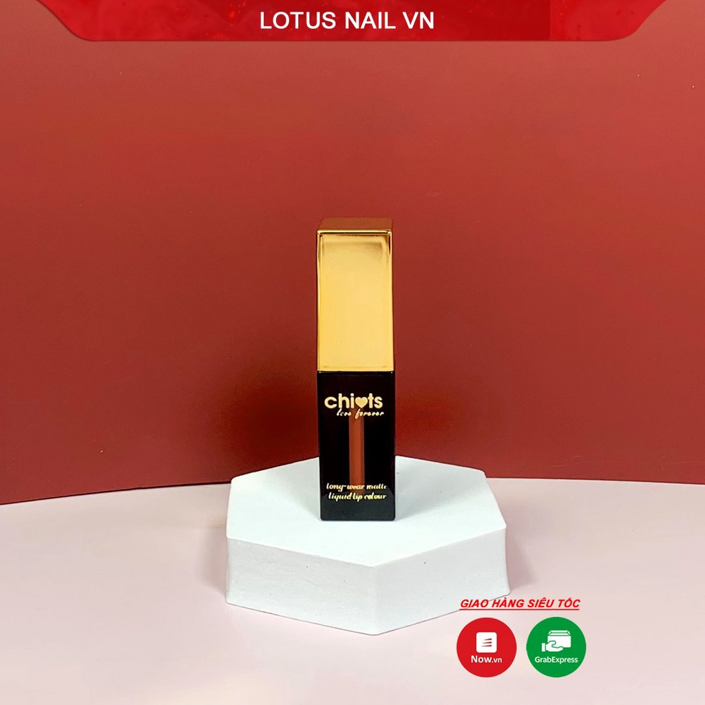 Son kem lì Chiots - Long Wear Matte Liquid Lips Colour siêu mịn, an toàn cho sức khỏe bà bầu