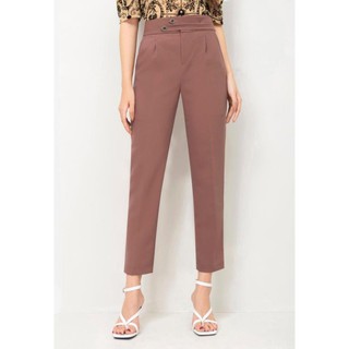 Quần Công Sở Thiết Kế VNXK Cao Cấp QD23 - Quần Tây Nữ Dạng Baggy Mango Ý Phối Đai Sang Trọng - TINI Shop