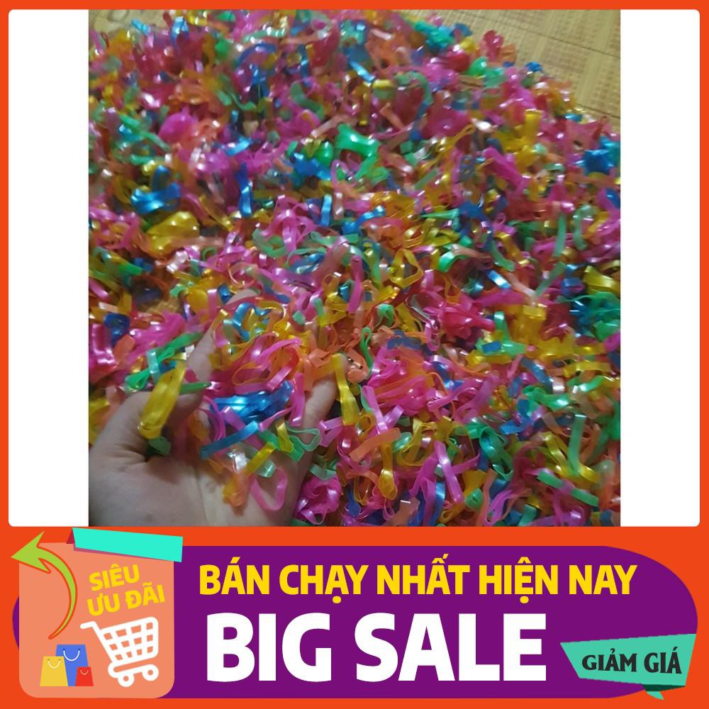 1 Lạng Chun Buộc Tóc Nhiều Màu (Sợi To)
