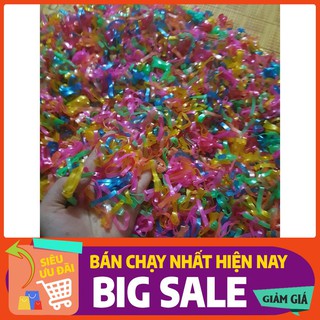 1 lạng chun buộc tóc nhiều màu