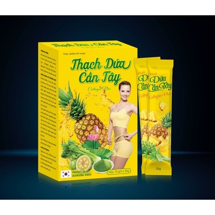 Thạch Dứa Cần Tây Collagen Plus