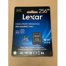 Thẻ Nhớ 256G Lexar 256GB MICRO 633X Tốc Độ 100mb/s, micro SD TF, chuyên dùng cho camera (hàng chính hãng Mai Hoàng)