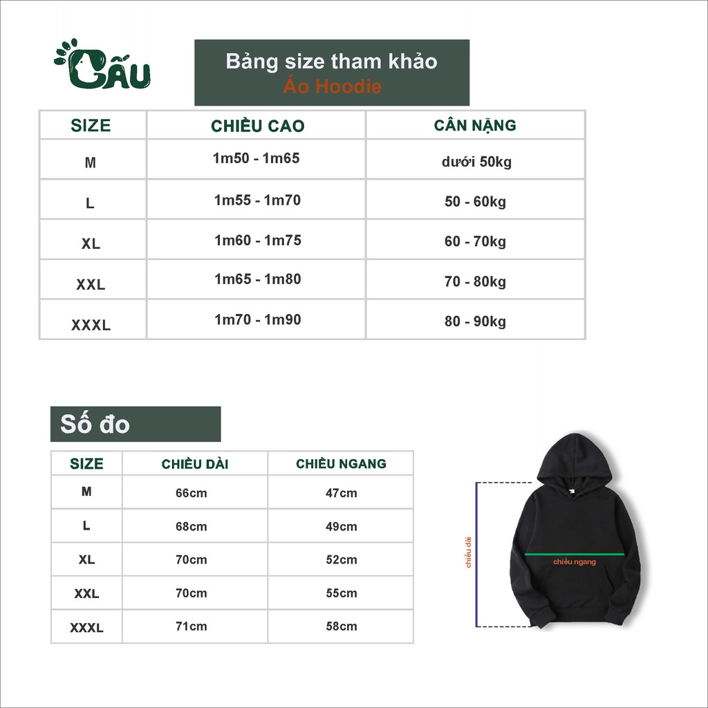 áo khoác hoodie GẤU194 vải co dãn, dày dặn mềm mịn form rộng - 199x | BigBuy360 - bigbuy360.vn