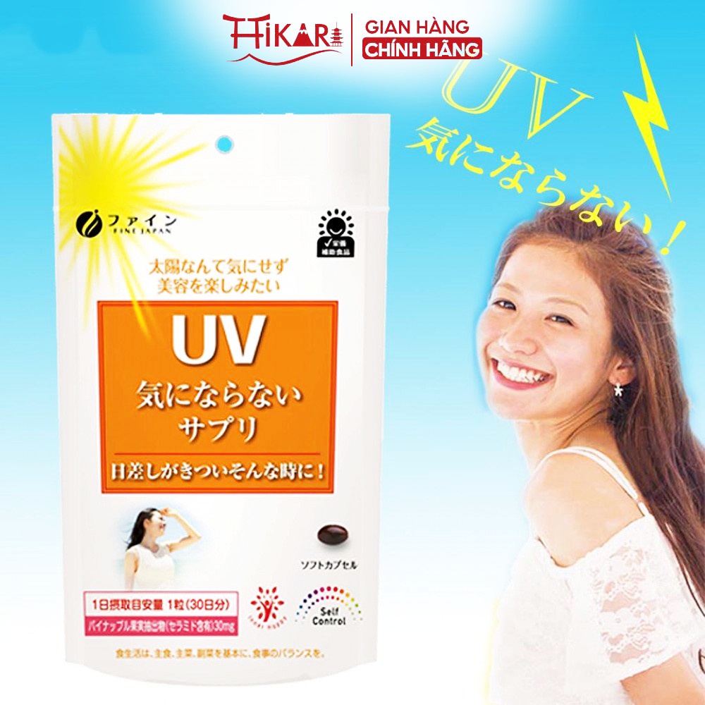 Viên uống chống nắng UV Fine Japan 30 viên/gói