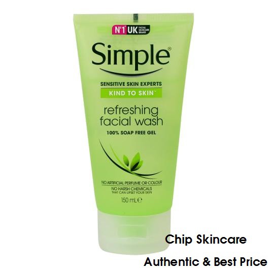 [Bill Anh][Mẫu Mới] Sữa rữa mặt dạng gel - Simple Kind To Skin Refreshing Facial Wash Gel | BigBuy360 - bigbuy360.vn