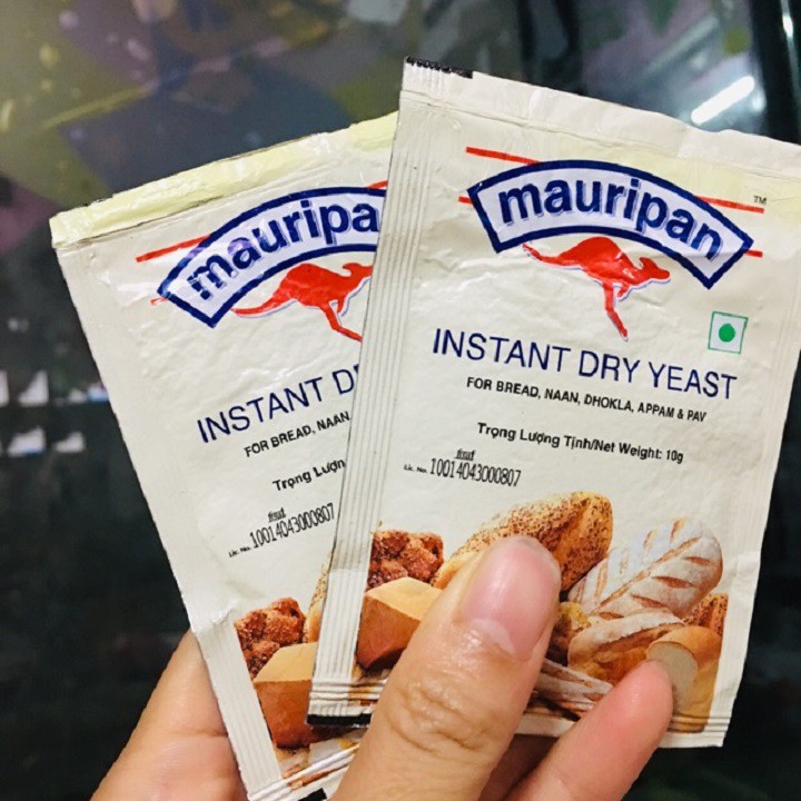 [1 gói] MEN (BỘT NỞ) INSTANT MAURI, làm nở bánh mì, bánh bò, pizza (10g/gói) | BigBuy360 - bigbuy360.vn