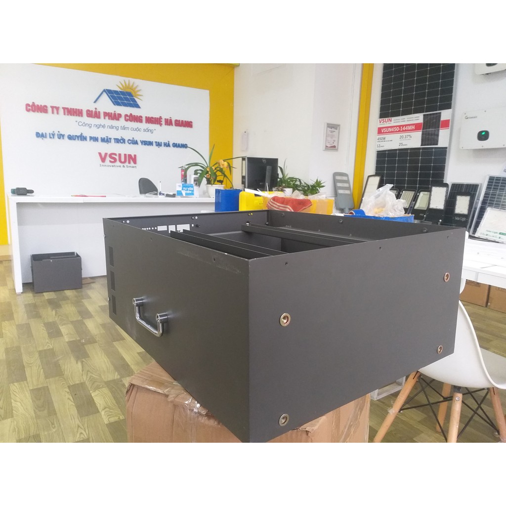Vỏ thùng pin Lithium Lifepo4 dùng cho hệ 48VDC 120Ah