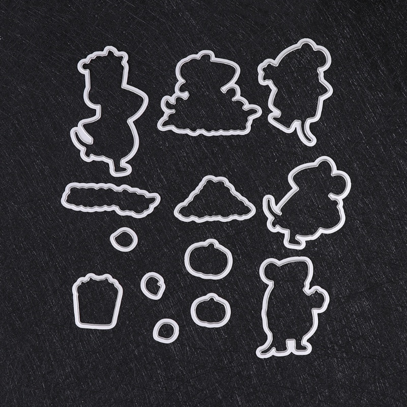 Khuôn Thép Cắt Hình Dập Nổi Dùng Trang Trí Album Ảnh / Thẻ Giấy Thủ Công DIY