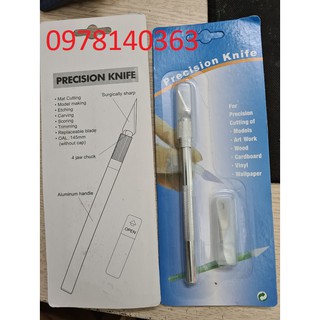 Dao mổ cán tròn (Tặng 5 lưỡi dao) - Chuyên dùng y tế, dọc giấy, sửa linh kiện điện thoại, ghép cây, cắt decal, căt thiệp