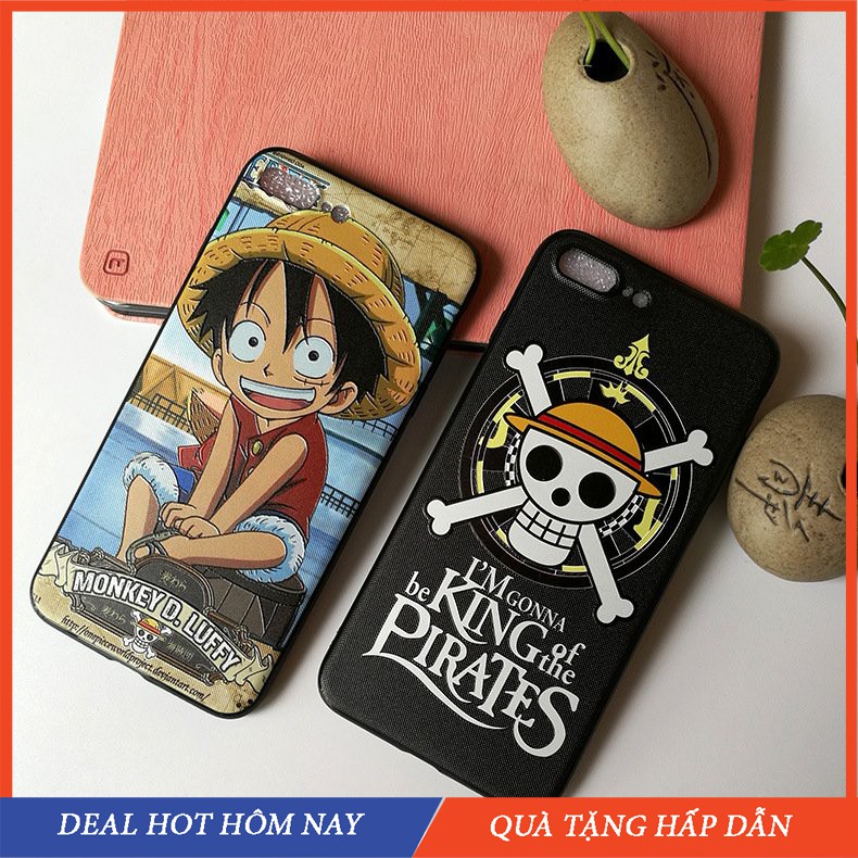Ốp Lưng Iphone Hình One Piece Màu Sắc 4D - ốp iphone hình vua hải tặc
