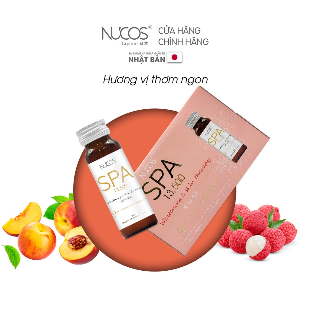 Collagen nước xóa nhăn ngăn lão hóa da Nucos Spa 13500 50ml x 2 chai | BigBuy360 - bigbuy360.vn