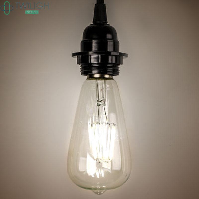 Bóng đèn LED phong cách Edison dạng dây tóc 2W-8W ST64 E27