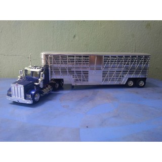 Xe mô hình đầu kéo container hợp kim 1:43