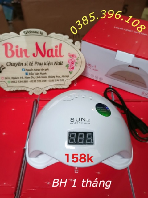 Máy Hơ Gel Sun 5 UV 48w Chính Hãng ( BH 1 tháng)