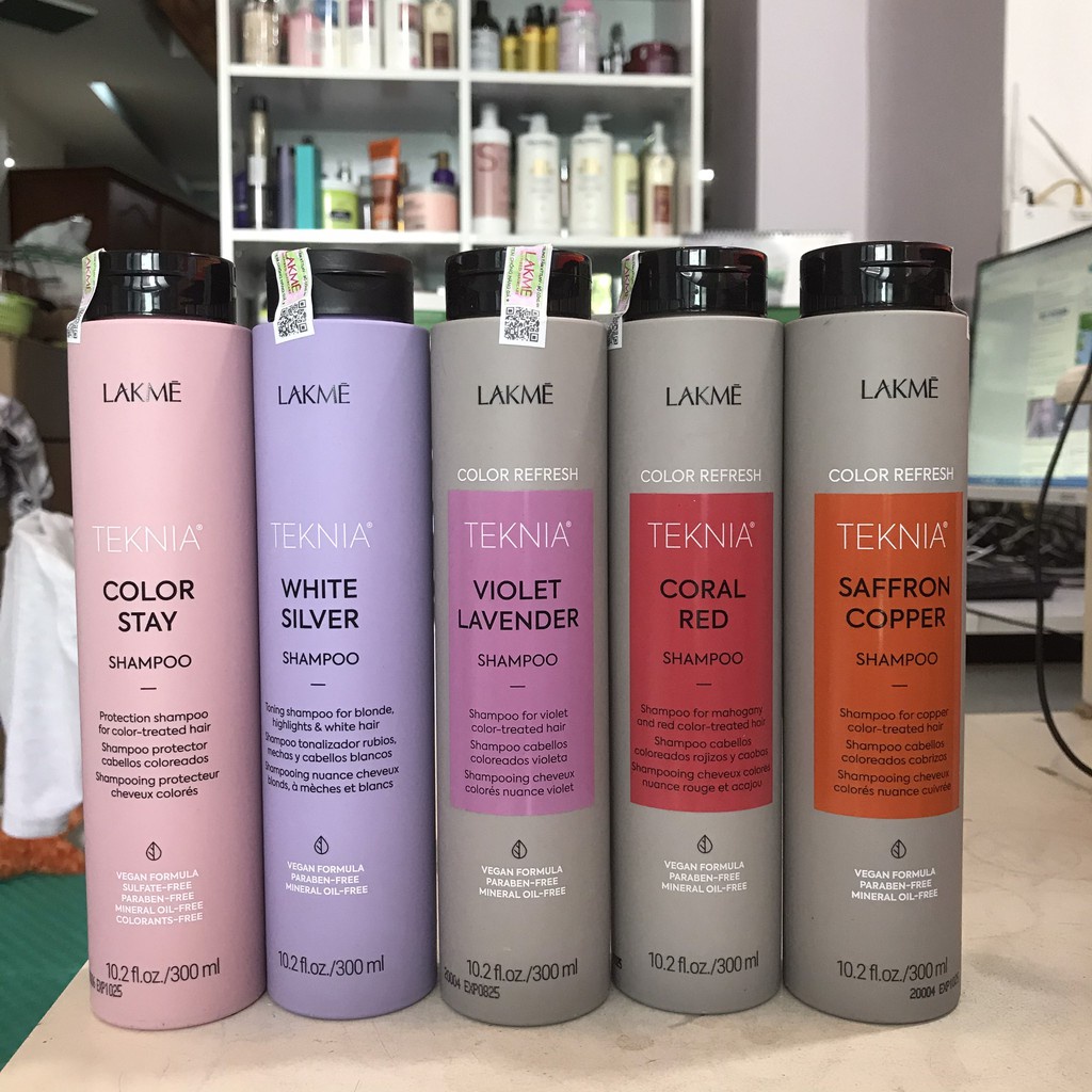 DẦU GỘI DƯỠNG MÀU TÓC NHUỘM LAKME TEKNIA CORAL 300ML