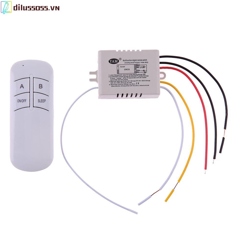 Bộ Truyền Tín Hiệu Điều Khiển Đèn Từ Xa Không Dây 220v