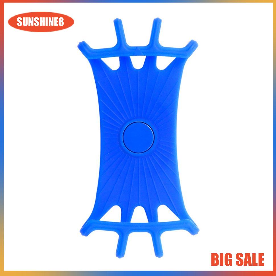 【SUN】Giá đỡ điện thoại Tay cầm xoay Điện thoại Silicone Giá đỡ xe máy cho xe đạp