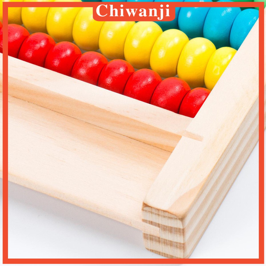 Wooden Abacus Calculating Beads Counting Number Baby Math Toy Wooden Abacus