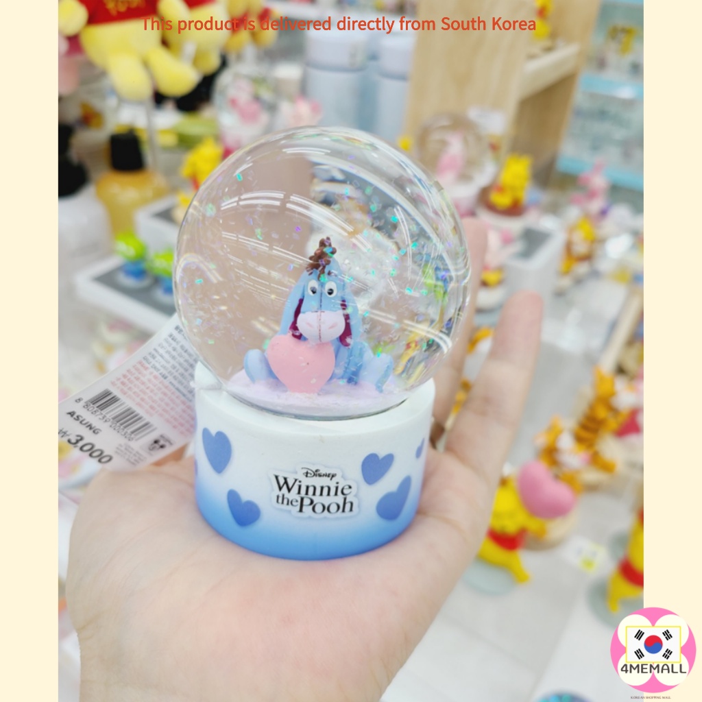 Quả cầu pha lê nhỏ để bàn trang trí hình nhân vật Disney Winnie the Pooh dễ thương làm quà tặng sinh nhật