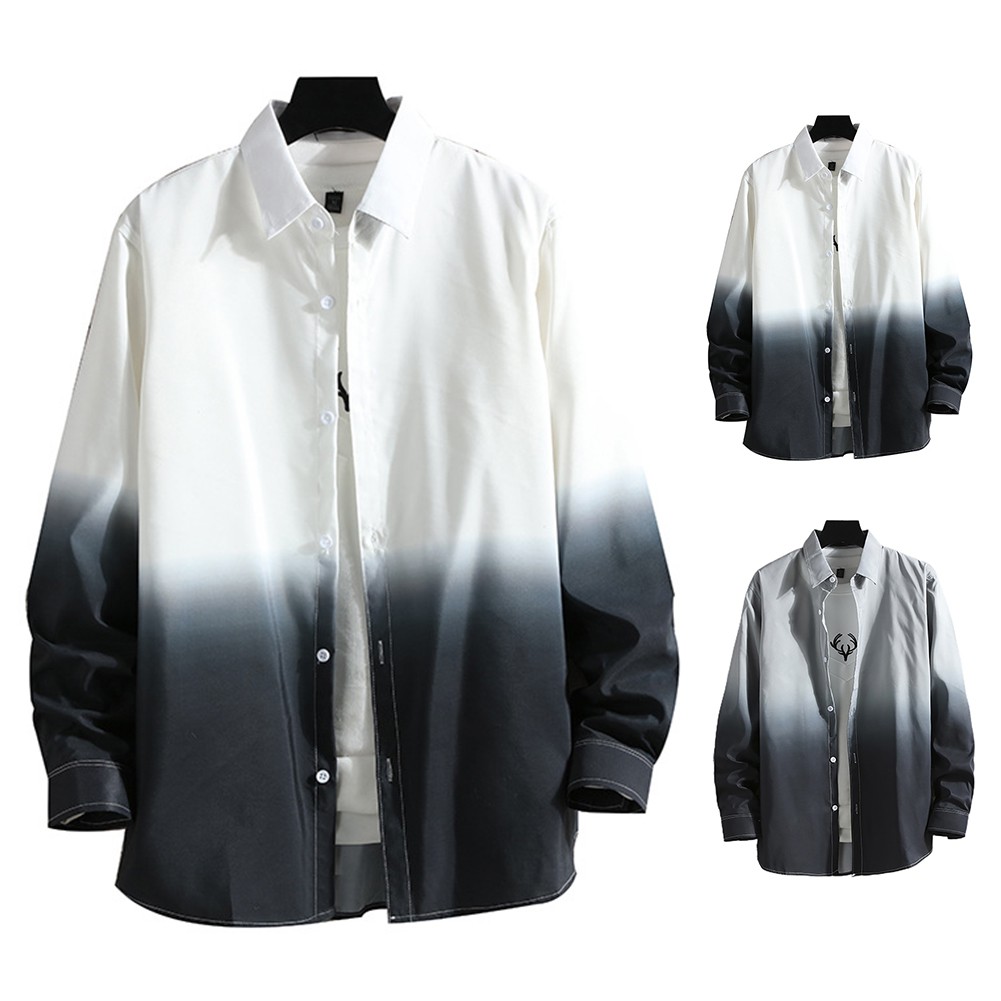 Áo Sơ Mi Nam Dài Tay Màu Gradient Thời Trang | BigBuy360 - bigbuy360.vn