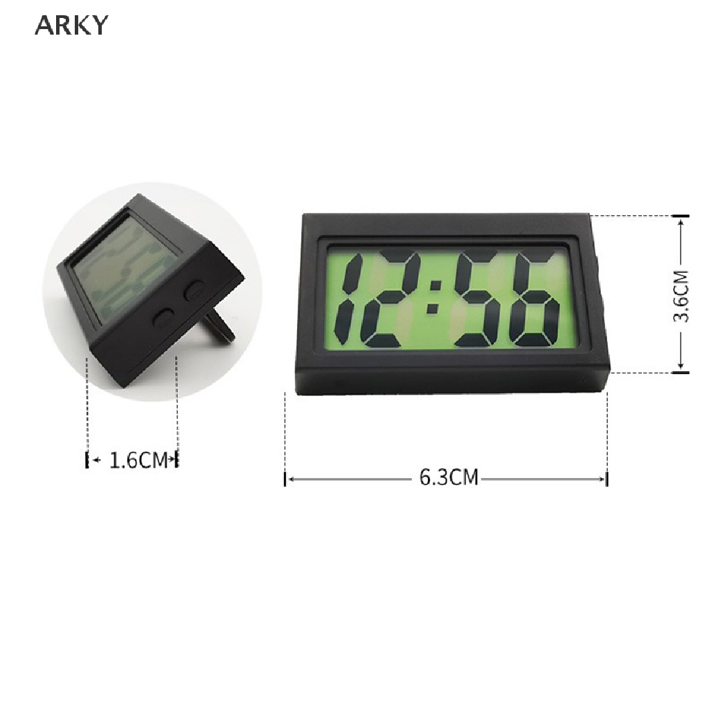 Đồng Hồ Kỹ Thuật Số Màn Hình LCD Jumbo Cho Bảng Điều Khiển Xe Hơi