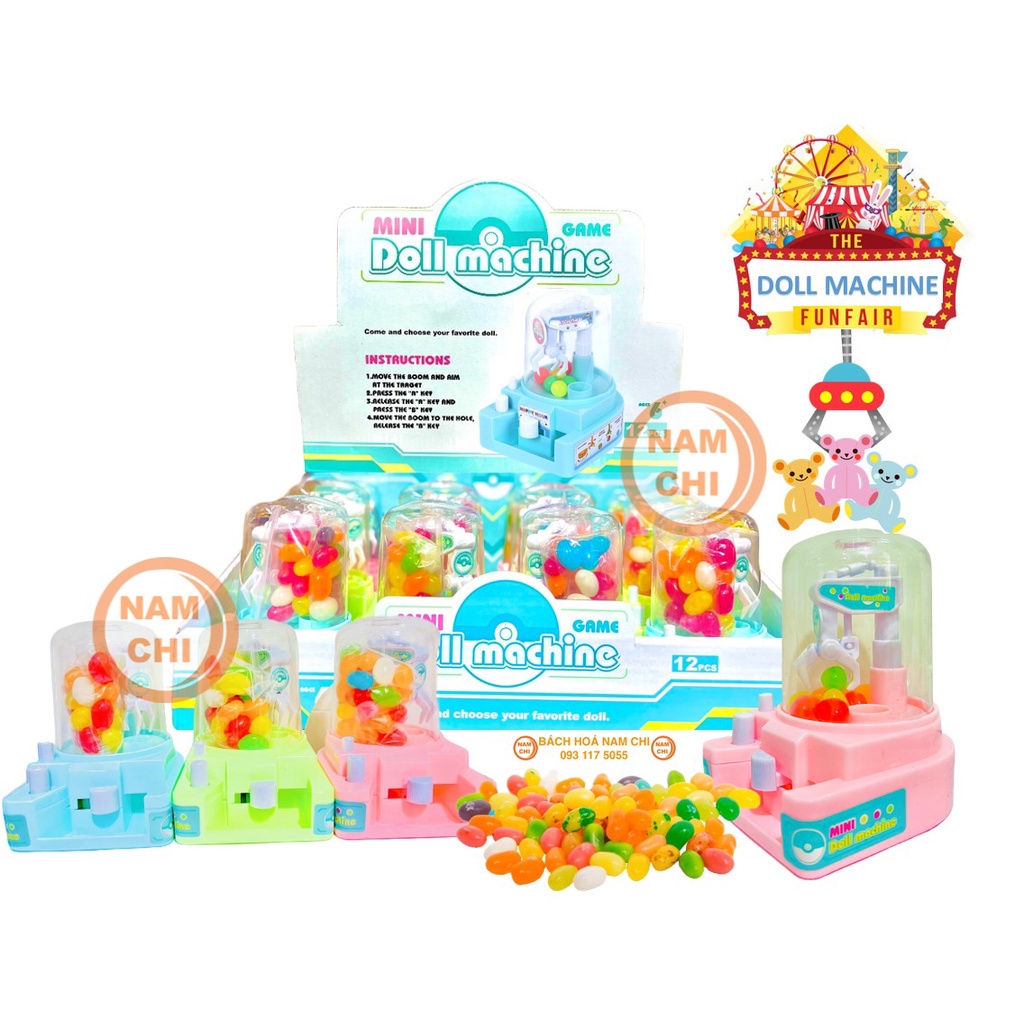 Kẹo Đồ Chơi Kiểu Dáng Máy Gắp MINI DOLL MACHINE (Màu Ngẫu Nhiên)