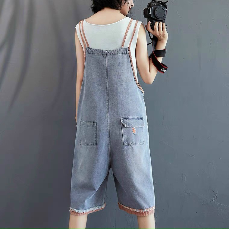 Yếm jean HANOIJEAN - Yếm váy jean nữ 2 dây cao cấp hàng vnxk | BigBuy360 - bigbuy360.vn