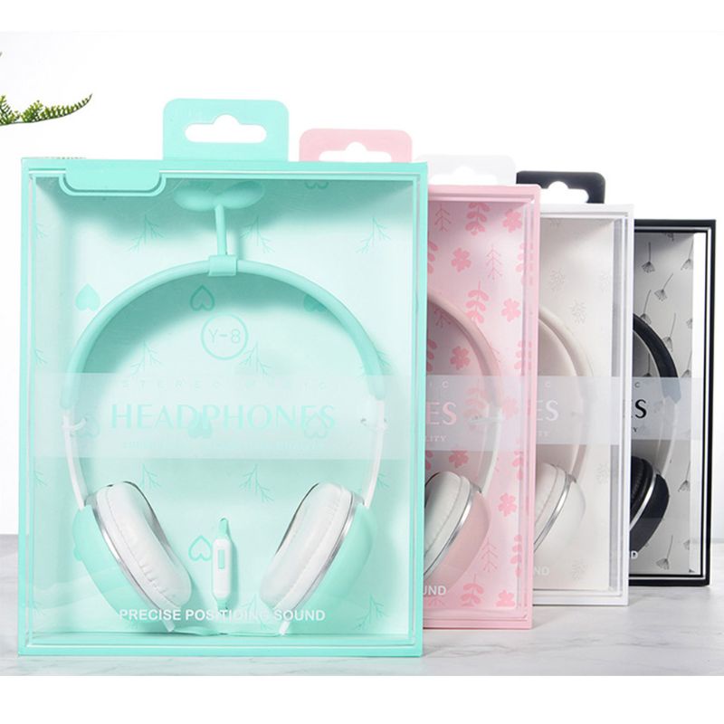 Tai Nghe Họa Tiết Hoạt Hình Dễ Thương Có Dây Điều Khiển