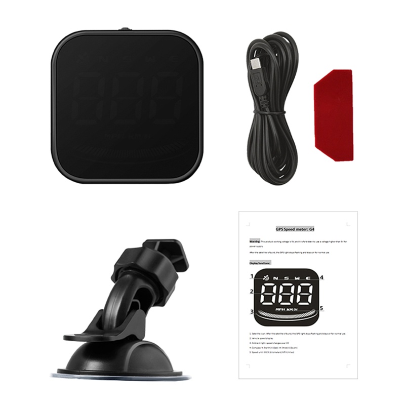 Thiết Bị Cảnh Báo Tốc Độ Màn Hình LED HUD GPS Thông Dụng Cho Xe Hơi Xe Tải