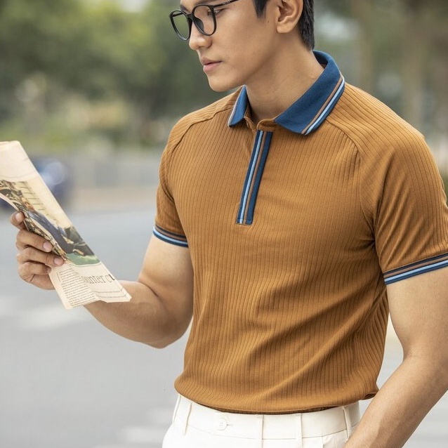 Áo polo BEN & TOD họa tiết cotton phong cách trẻ trung tinh tế 21271 | BigBuy360 - bigbuy360.vn