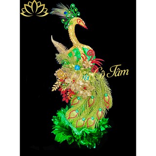 Oản Tài Lộc - Oản Thắp Hương Cô Tâm màu xanh - 327