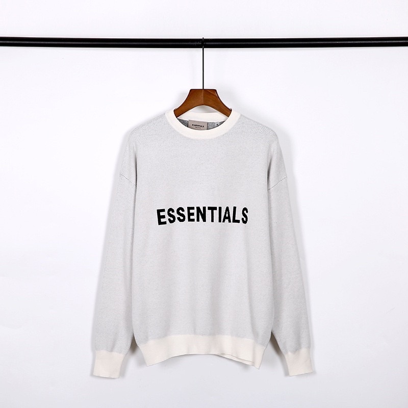⚡️⚡️ Áo Sweater ESSENTIALS Knit Sweater - Áo len ESSENTIALS / Sweater FEAR OF GOD FOG