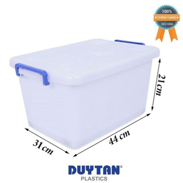 Thùng Nhựa Duy Tân Có Bánh Xe 15L 44 x 31 x 21 cm No.749 -GIAO NHANH 2H