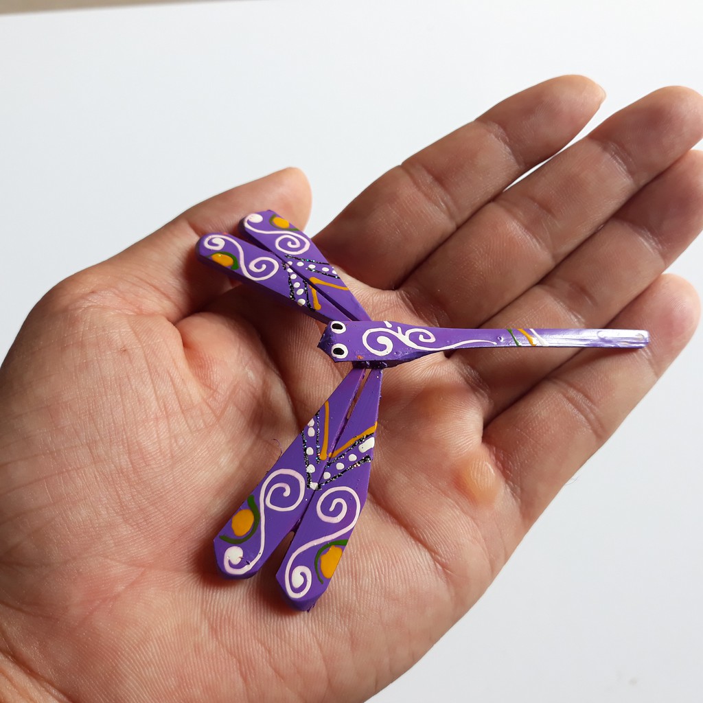 Chuồn chuồn tre thăng bằng loại có màu size nhỏ 7cm